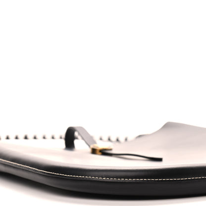 Burberry Calfskin TB Anne Shoulder Bag Black White 5 of 9