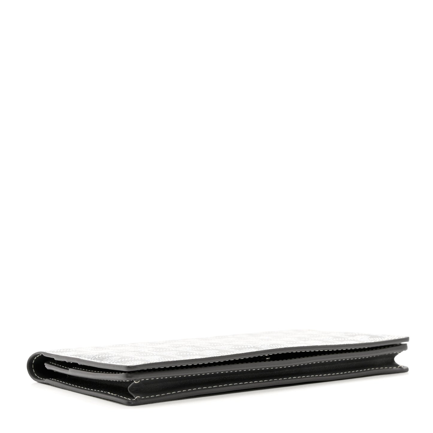 Goyardine Long Bi-Fold Wallet Grey