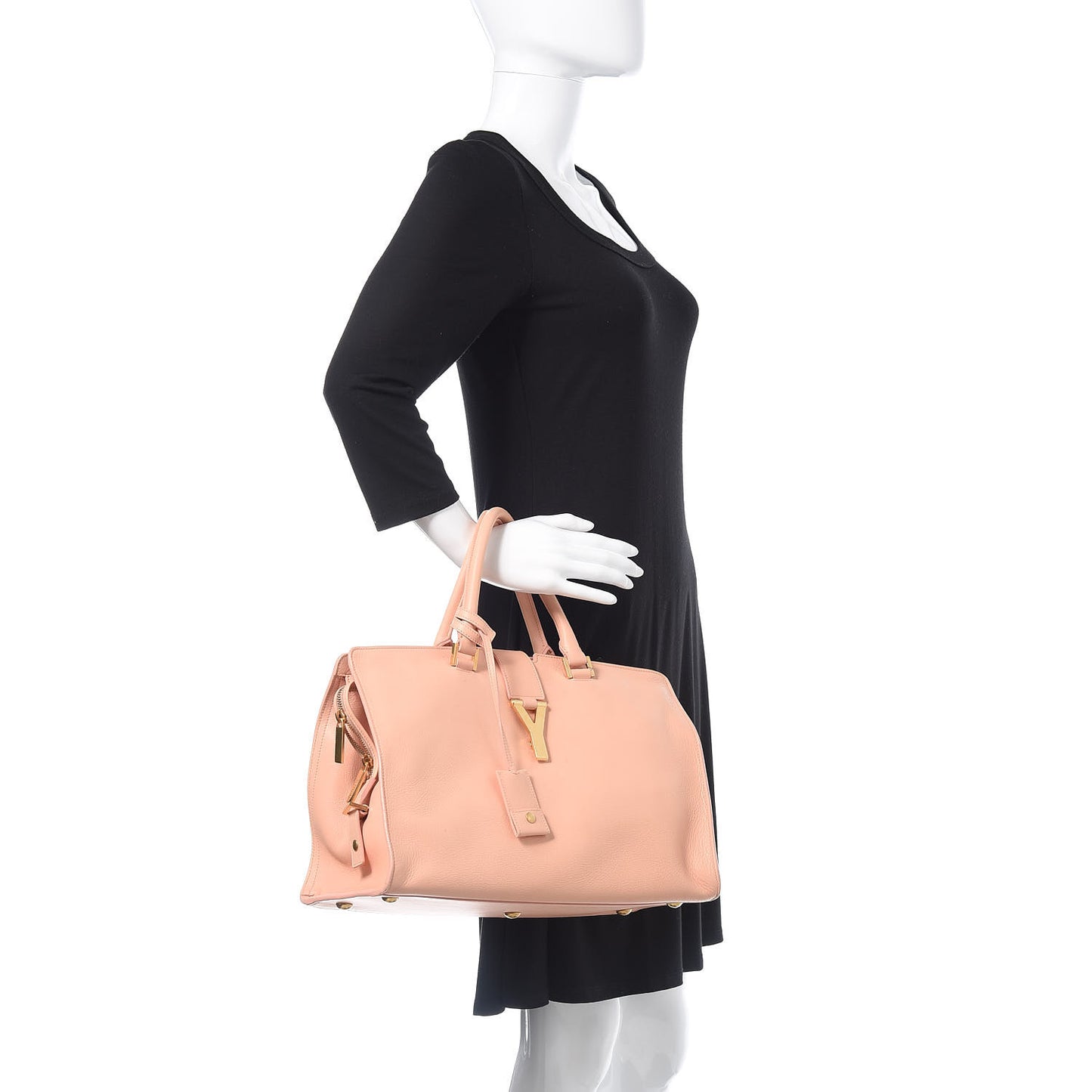 Calfskin Medium Classic Y Cabas Blush