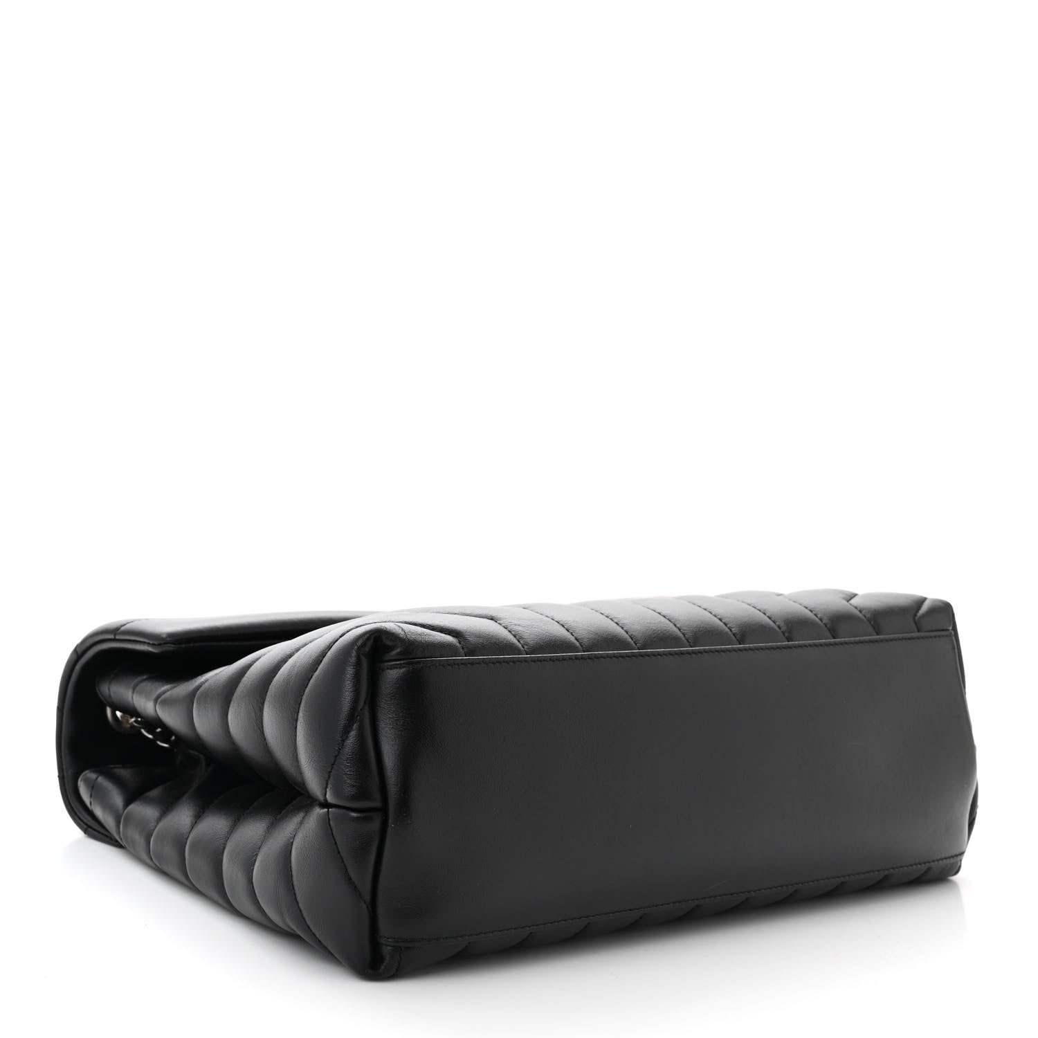 Saint Laurent Calfskin Y Quilted Monogram Medium Loulou Chain Satchel Black 4 of 10