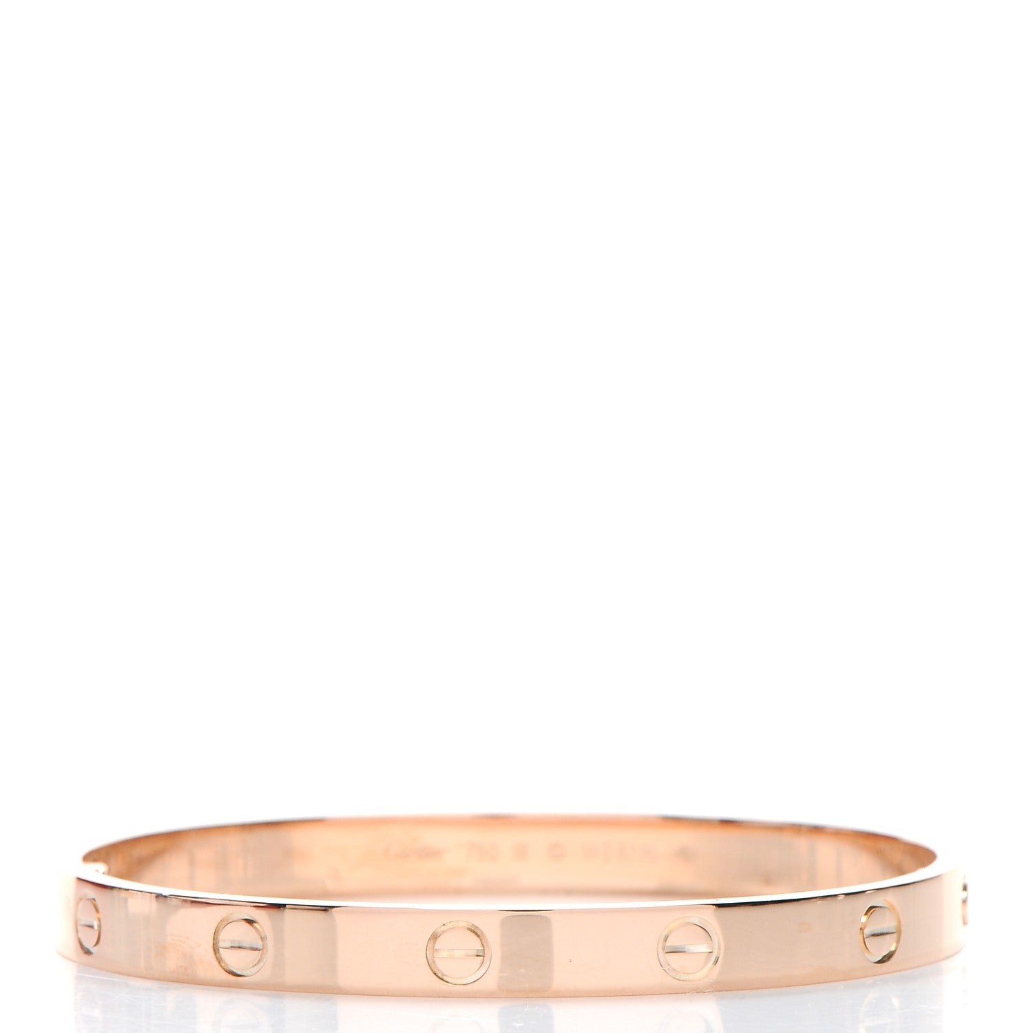 Cartier 18K Pink Gold LOVE Bracelet 18 1 of 7