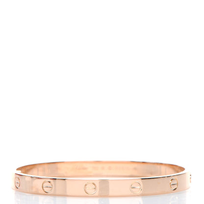 Cartier 18K Pink Gold LOVE Bracelet 18 1 of 7