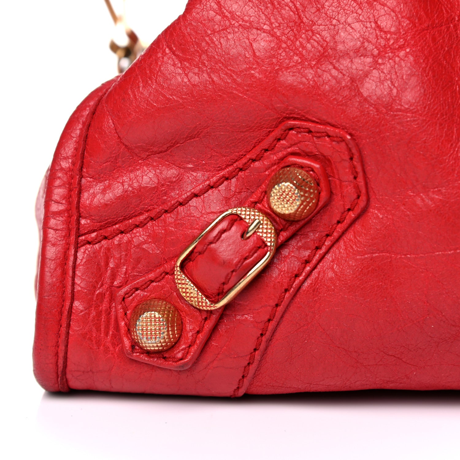 Balenciaga Agneau Giant 12 Gold Hardware City Rouge Cardinal 19 of 23