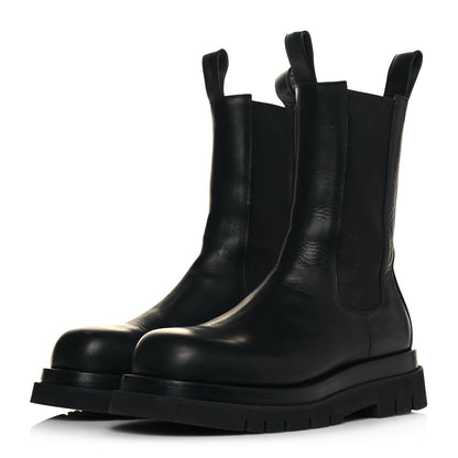 Bottega Veneta Calfskin Mens The Lug Chelsea 55mm Boots 42 Black 3 of 9