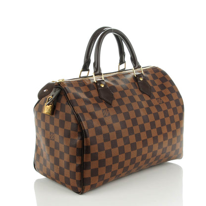 Louis Vuitton Damier Ebene Speedy 30 3 of 8