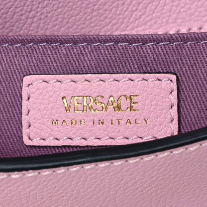 Versace Calfskin La Medusa Small Hobo Crossbody Pink 6 of 12