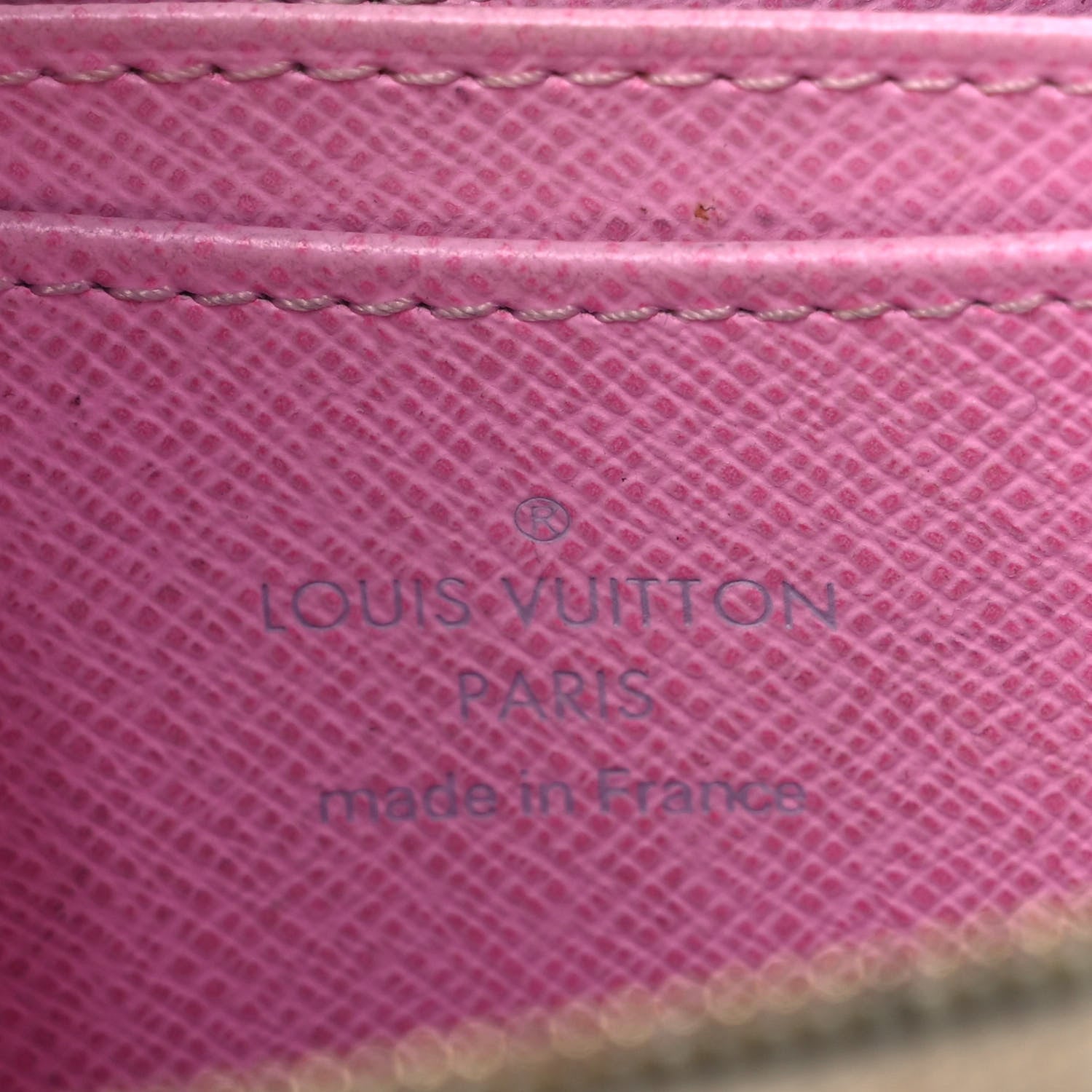Louis Vuitton Monogram Multicolor Zippy Coin Purse Wallet White Litchi 6 of 6