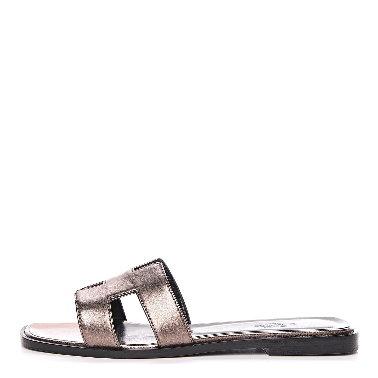 Metallic Nappa Oran Sandals 37 Or Vieilli