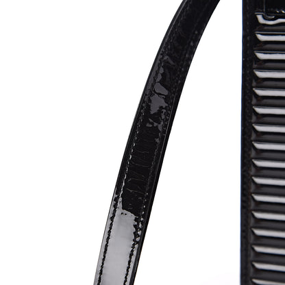 Saint Laurent Ribbed Patent Calfskin Baby Sac De Jour Black 10 of 11