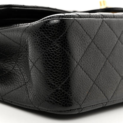 Chanel Caviar Quilted Medium Double Flap Black 4 of 11