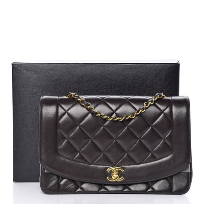 Chanel Lambskin Quilted Medium Single Flap Black 10 of 10