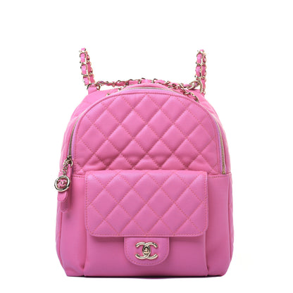 Chanel Caviar Quilted Large CC Day Backpack Pink 1 of 13