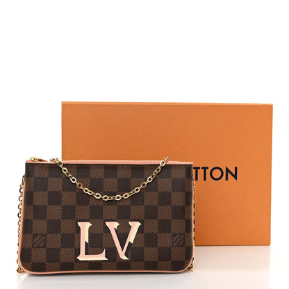 Louis Vuitton Damier Ebene Double Zip Pochette 12 of 12