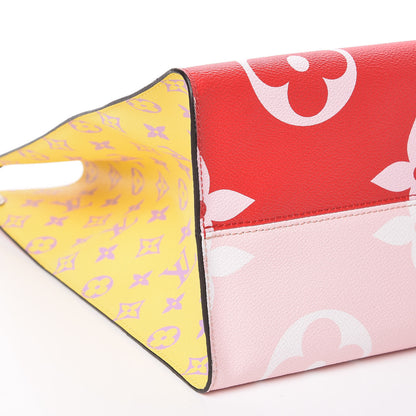 Louis Vuitton Monogram Giant Onthego GM Rouge Rose 11 of 12
