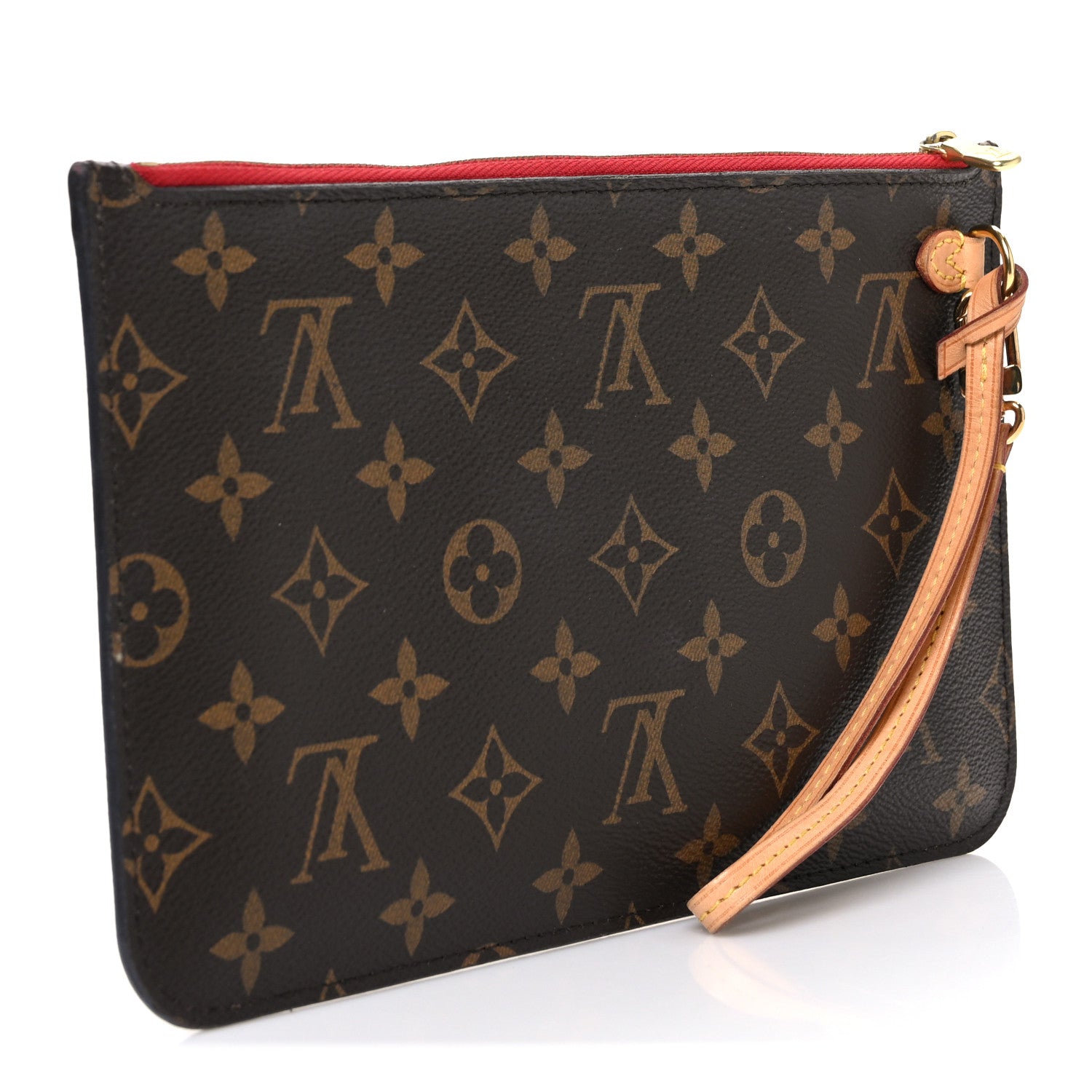 Louis Vuitton Monogram Neverfull MM GM Pochette Cherry 3 of 9