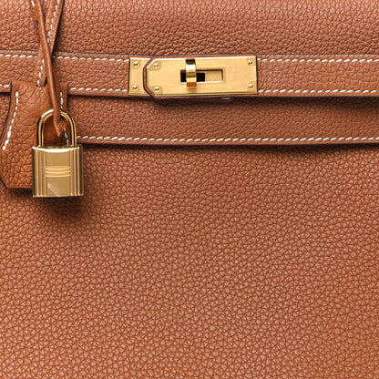Hermes Togo Kelly Retourne 28 Gold 8 of 11