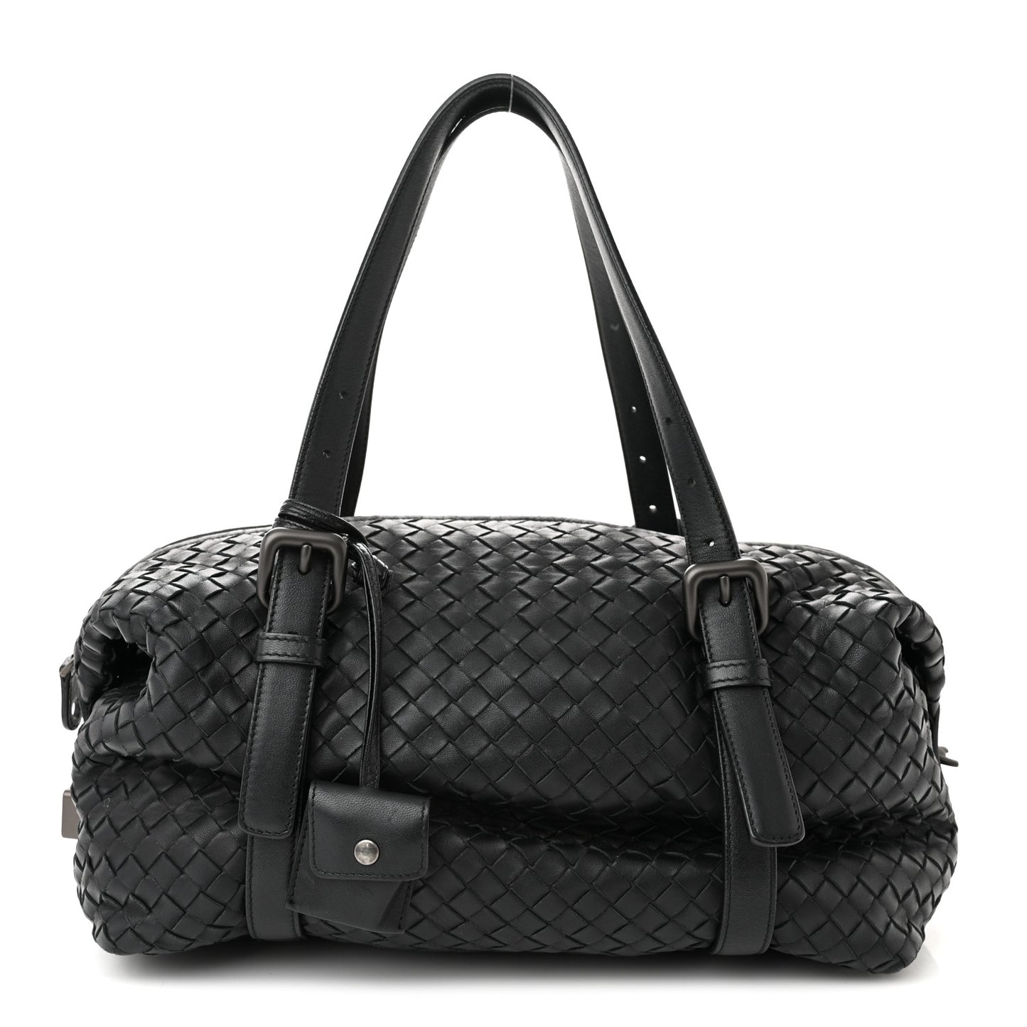 Nappa Intrecciato Montaigne Bag Black