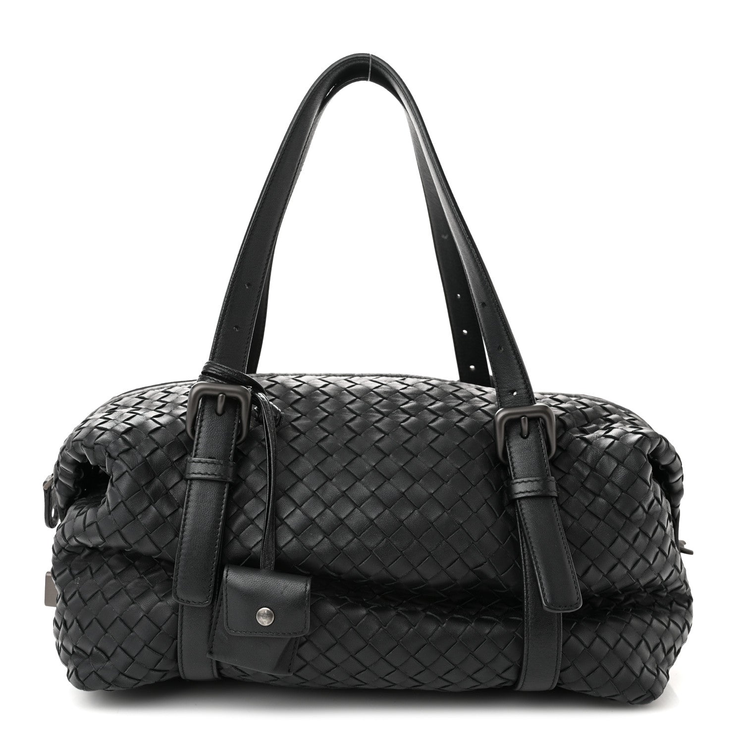 Bottega Veneta Nappa Intrecciato Montaigne Bag Black 1 of 10