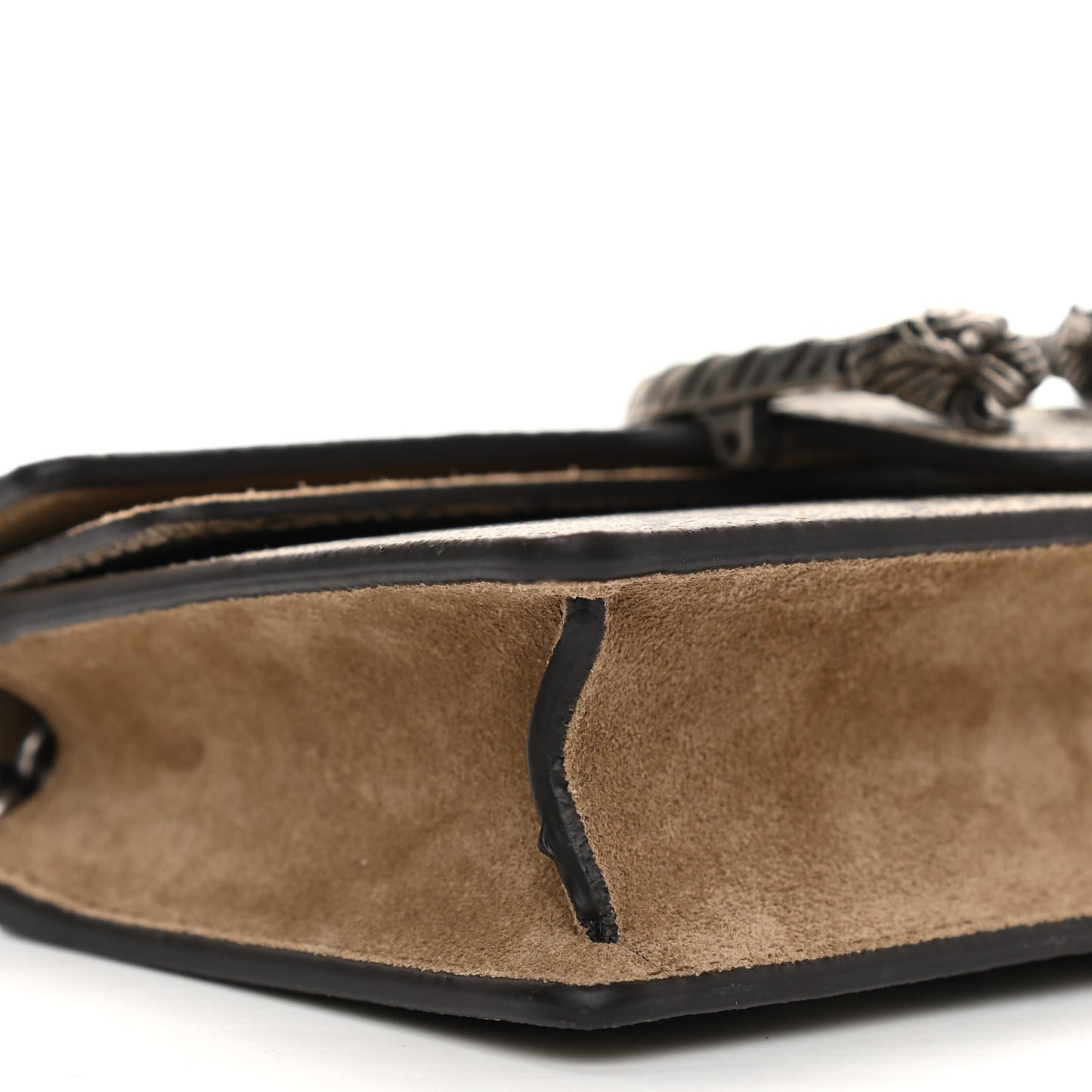 GG Supreme Monogram Super Mini Dionysus Shoulder Bag Taupe