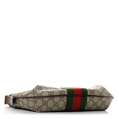 Gucci GG Supreme Monogram Web Small Ophidia Half Moon Hobo Brown 4 of 11