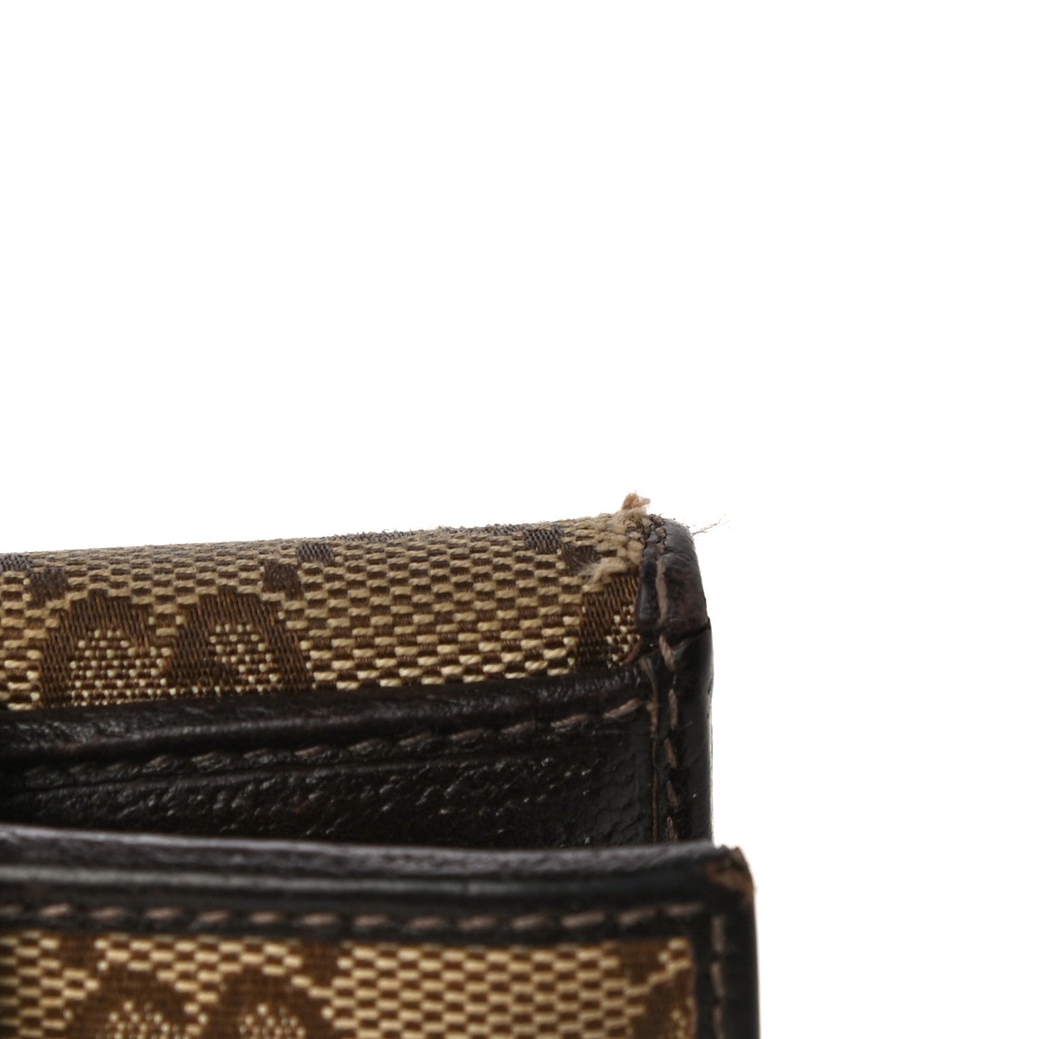 Gucci Monogram D Ring Compact Wallet Dark Brown 16 of 18