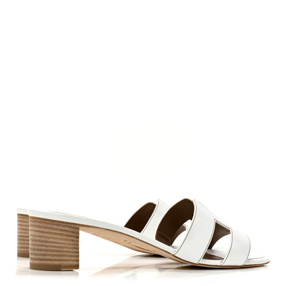 Hermes Calfskin Oasis Sandals 41.5 White 4 of 9