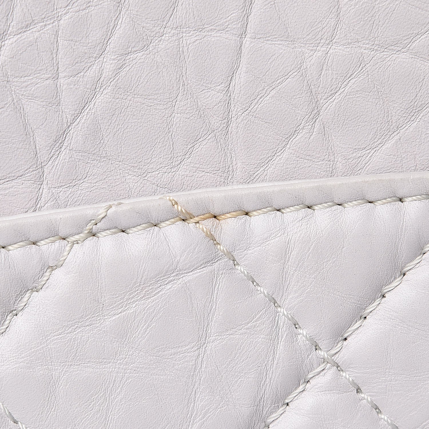 Chanel Aged Calfskin Reissue XL Maxi Flap White 8 of 19