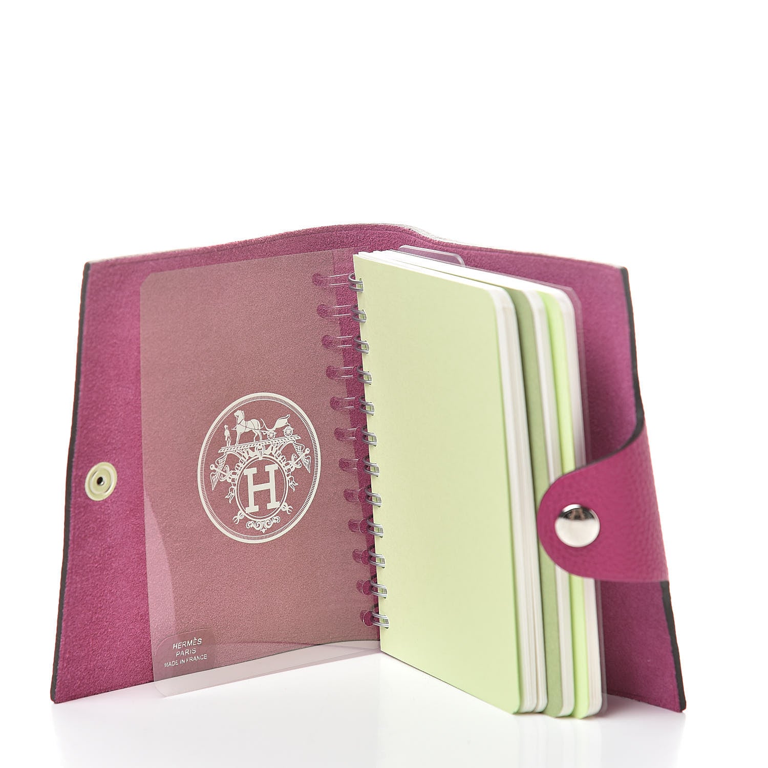 Hermes Togo Ulysse PM Agenda Cover Rose Pourpre 5 of 8