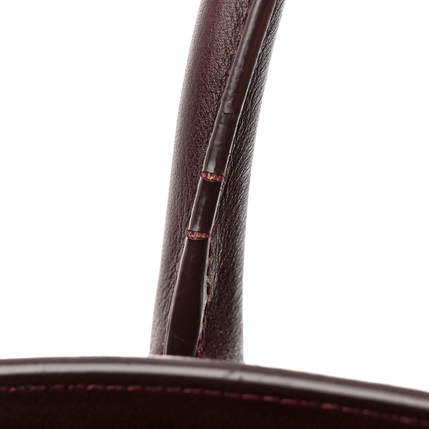 Saint Laurent Calfskin Large Sac de Jour Carryall Amarena 15 of 16