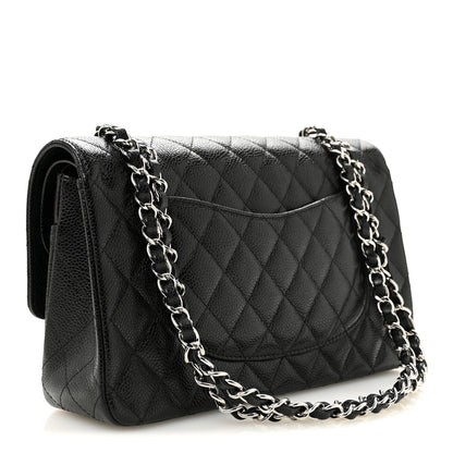Chanel Caviar Quilted Medium Double Flap Black 3 of 10