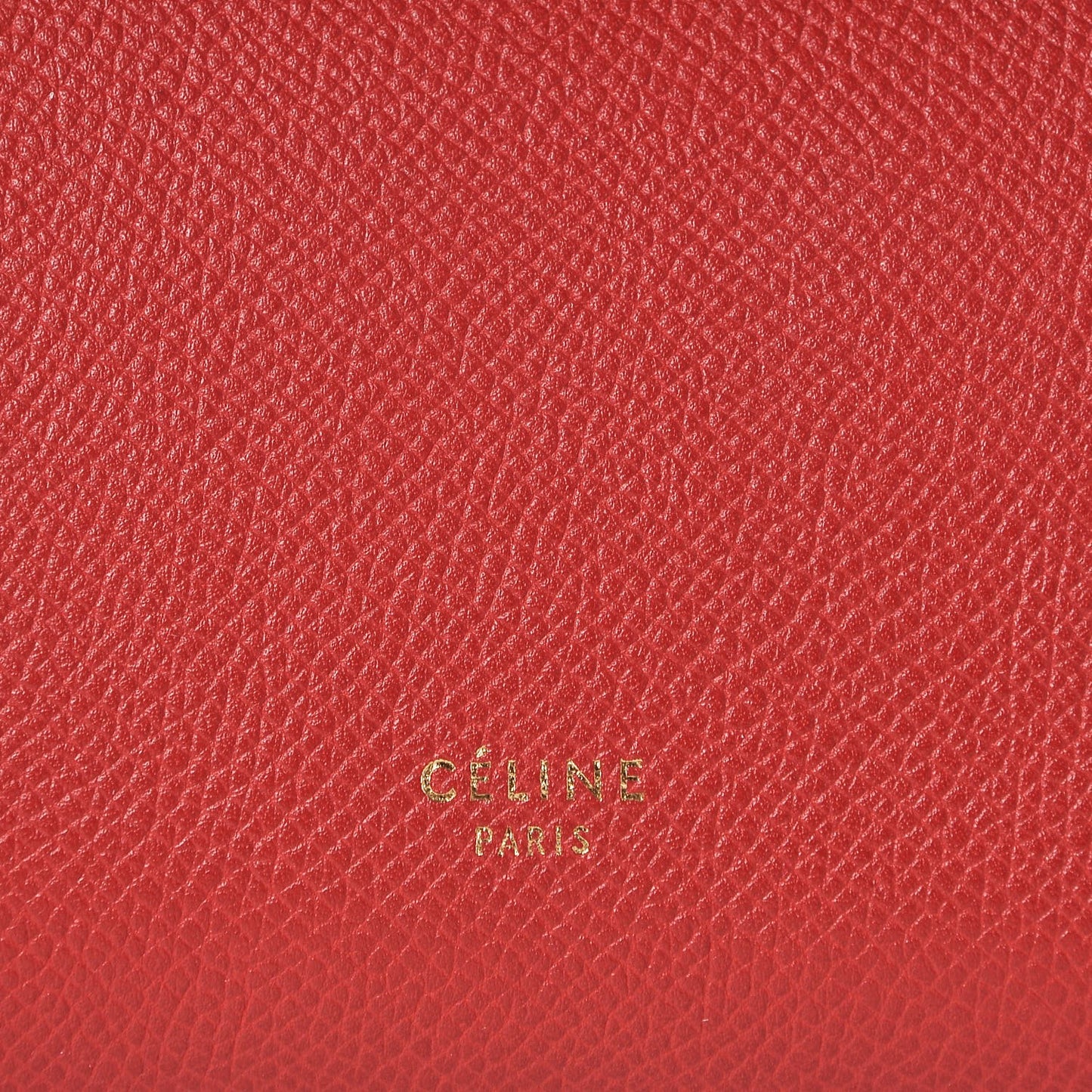 Baby Grained Calfskin Micro Belt Bag Coquelicot
