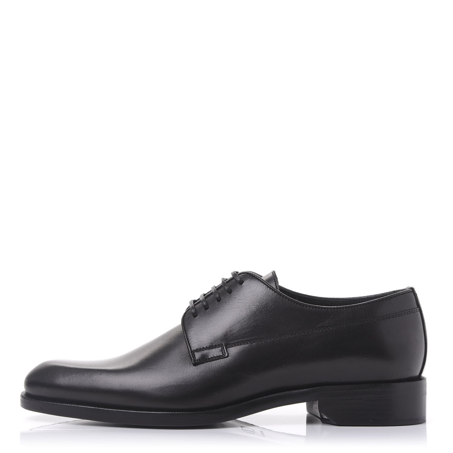 Christian Dior Brushed Calfskin Derby Shoes 39 Black 1 of 8