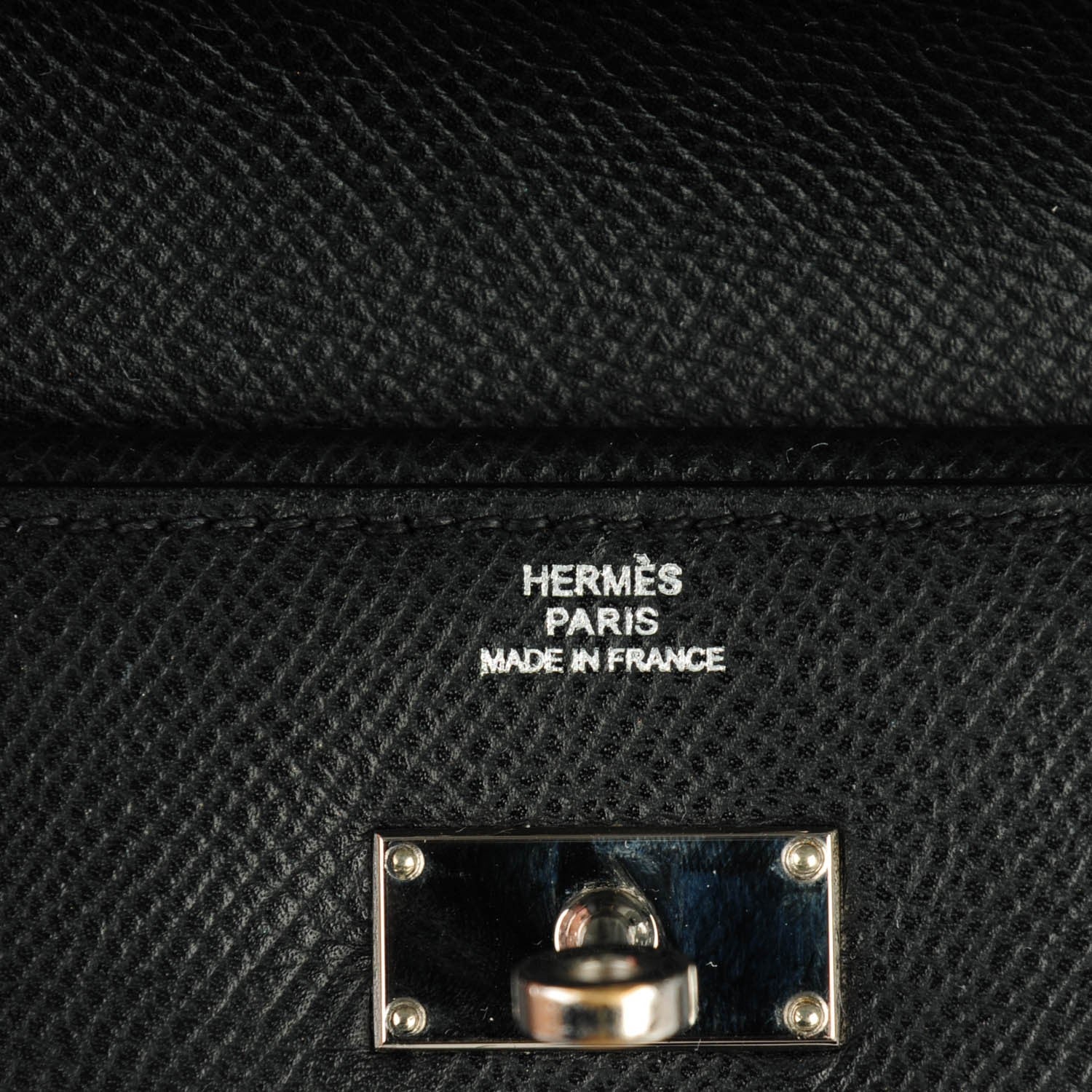 Hermes Epsom Medium Kelly Wallet Black 6 of 9