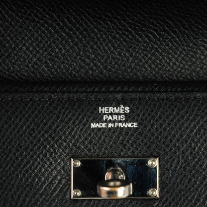Hermes Epsom Medium Kelly Wallet Black 6 of 9
