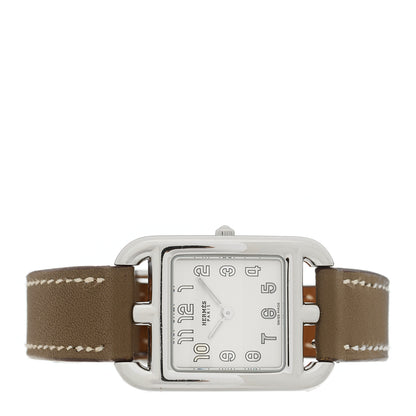 Hermes Stainless Steel Swift 23mm Cape Cod Quartz Watch Etoupe 2 of 5