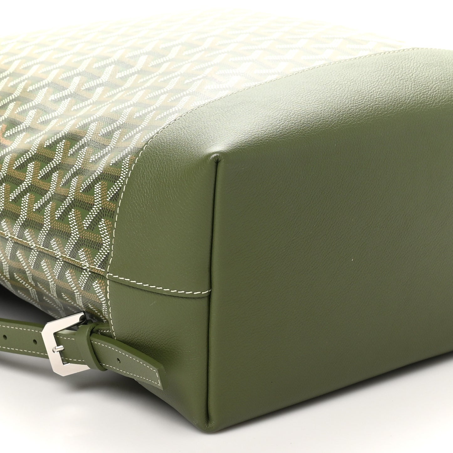 Goyardine Calfskin Cisalpin MM Backpack Khaki