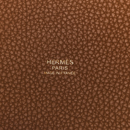 Hermes Taurillon Clemence Swift Eclat Picotin Lock 18 PM Alezan Biscuit 5 of 8