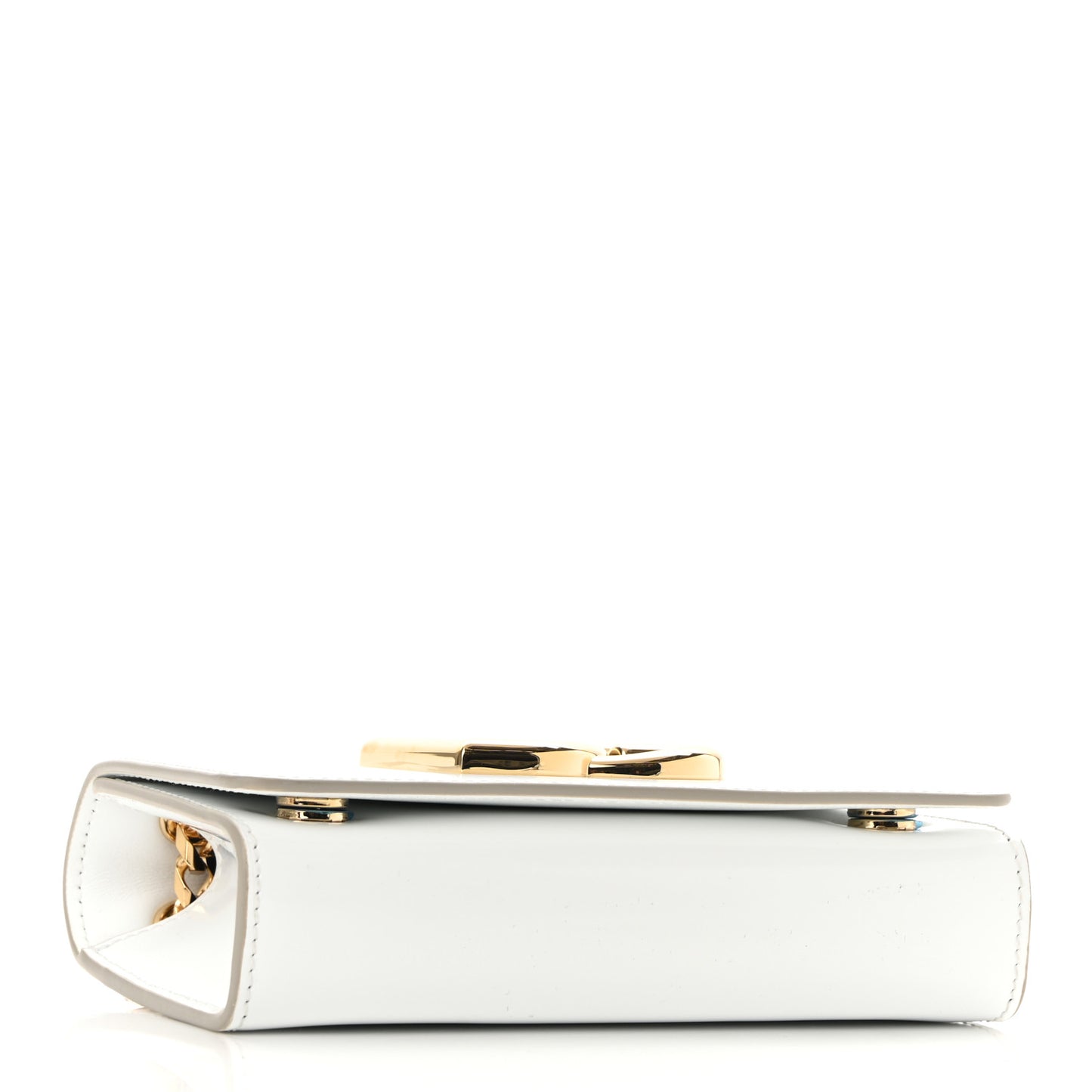 Patent DG Girls Phone Shoulder Bag Blanco
