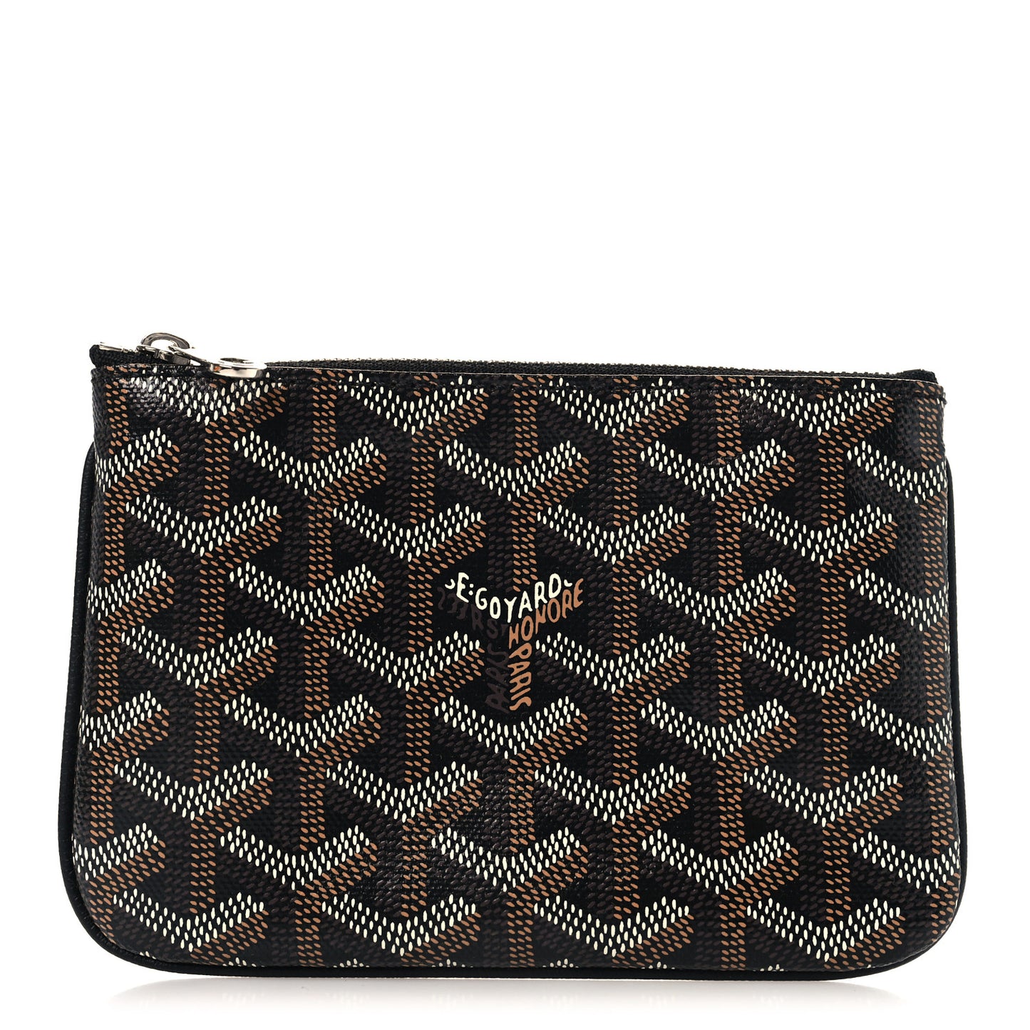 Goyardine Mini Senat Pochette Black Gold