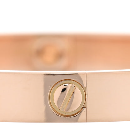 Cartier 18K Pink Gold LOVE Bracelet 17 4 of 6