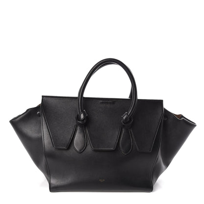 Celine Smooth Calfskin Small Tie Knot Tote Black 1 of 14