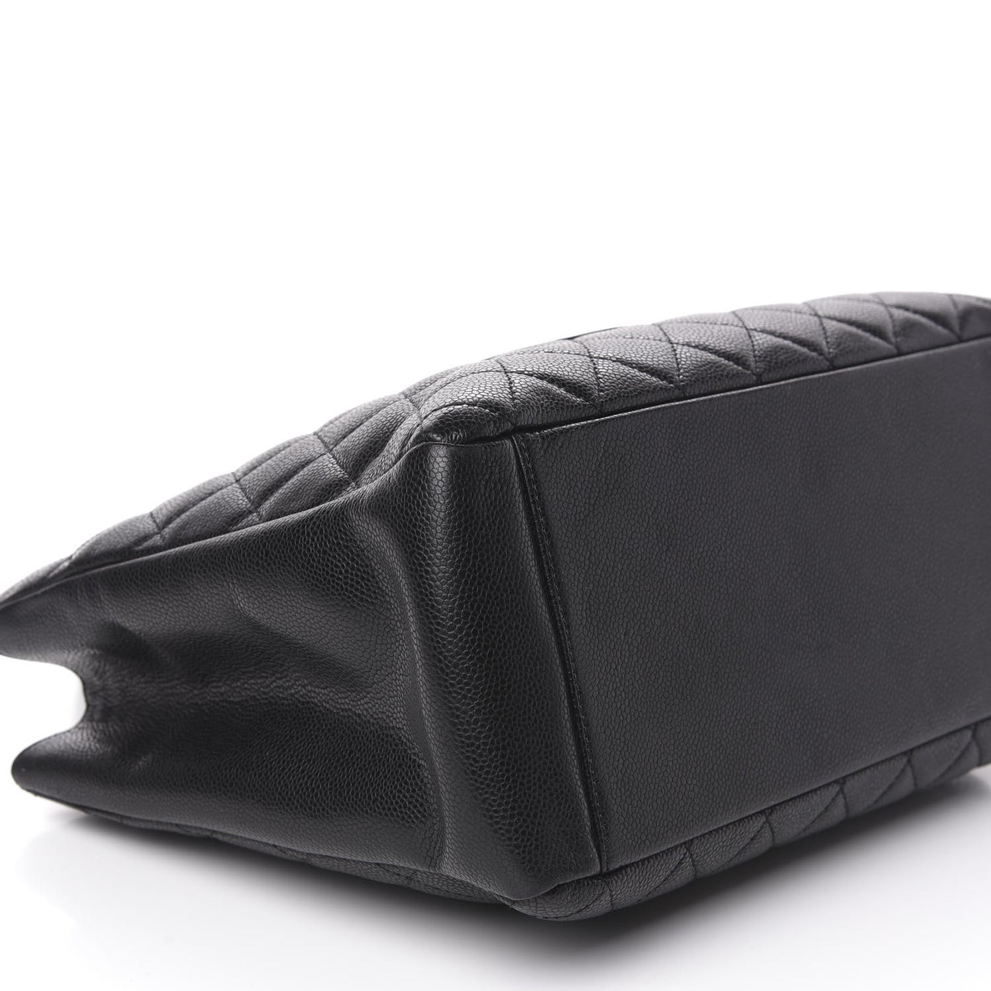 Caviar Quilted Grand Shopping Tote GST Black
