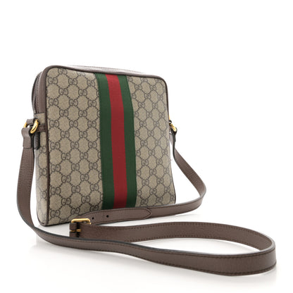 Gucci GG Supreme Monogram Web Small Ophidia Messenger Bag Brown 3 of 14