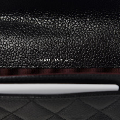 Chanel Caviar Quilted Flap Card Holder Black 7 of 11