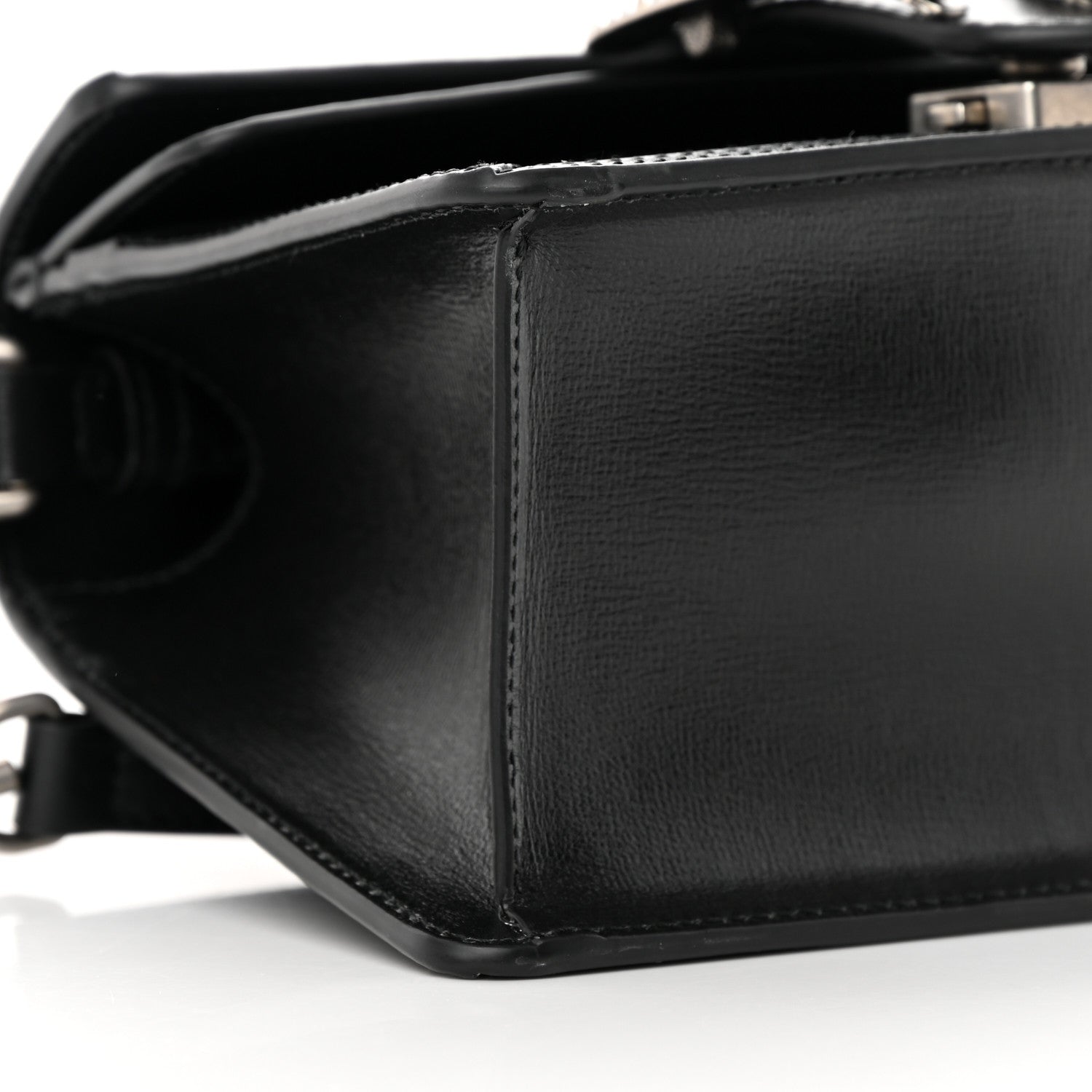 Gucci Satin Crystal GG Monogram Mini Dionysus Top Handle Bag Black 9 of 15