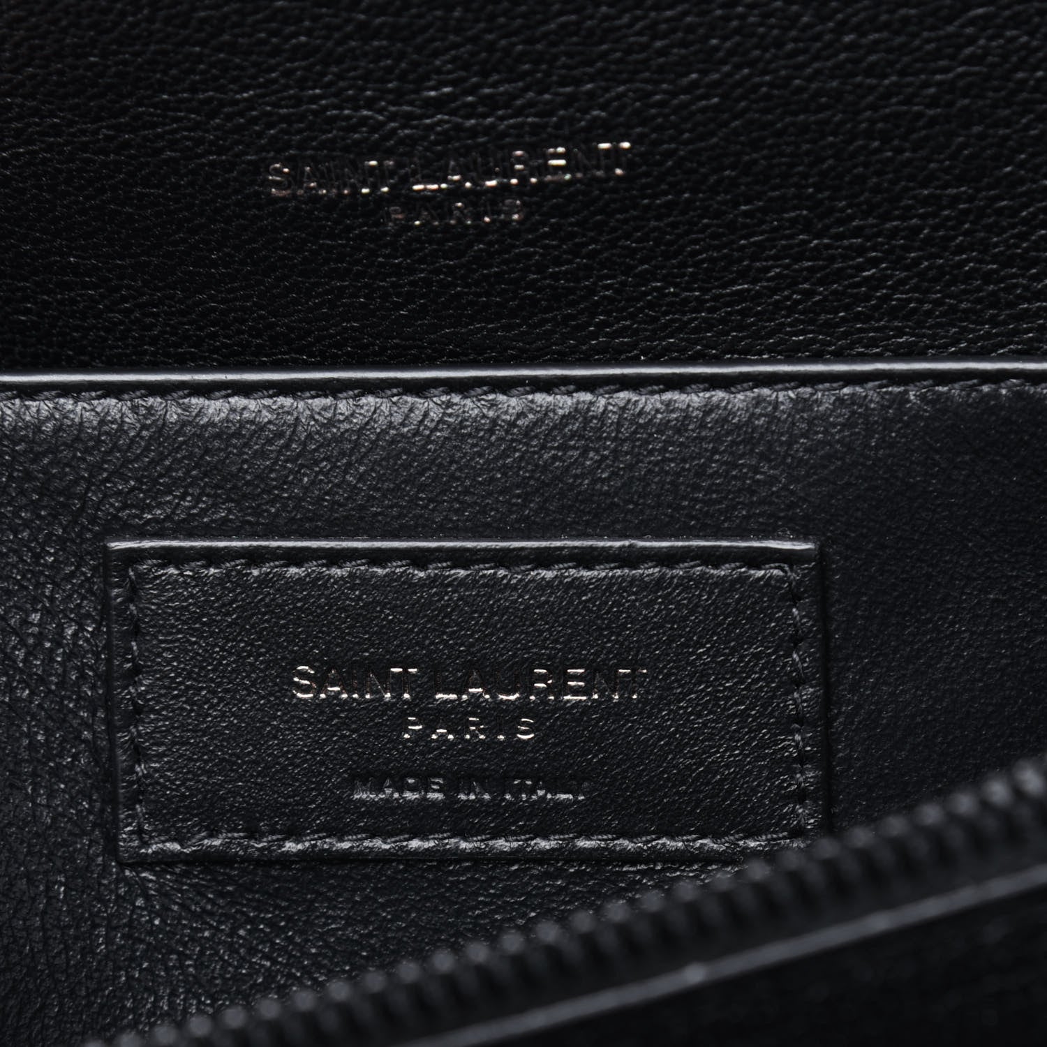 Saint Laurent Sheepskin Matelasse Chevron Monogram Monochrome Large College Satchel Black 7 of 14