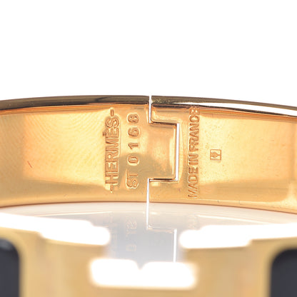 Hermes Enamel Narrow Clic Clac H Bracelet PM Black 4 of 6