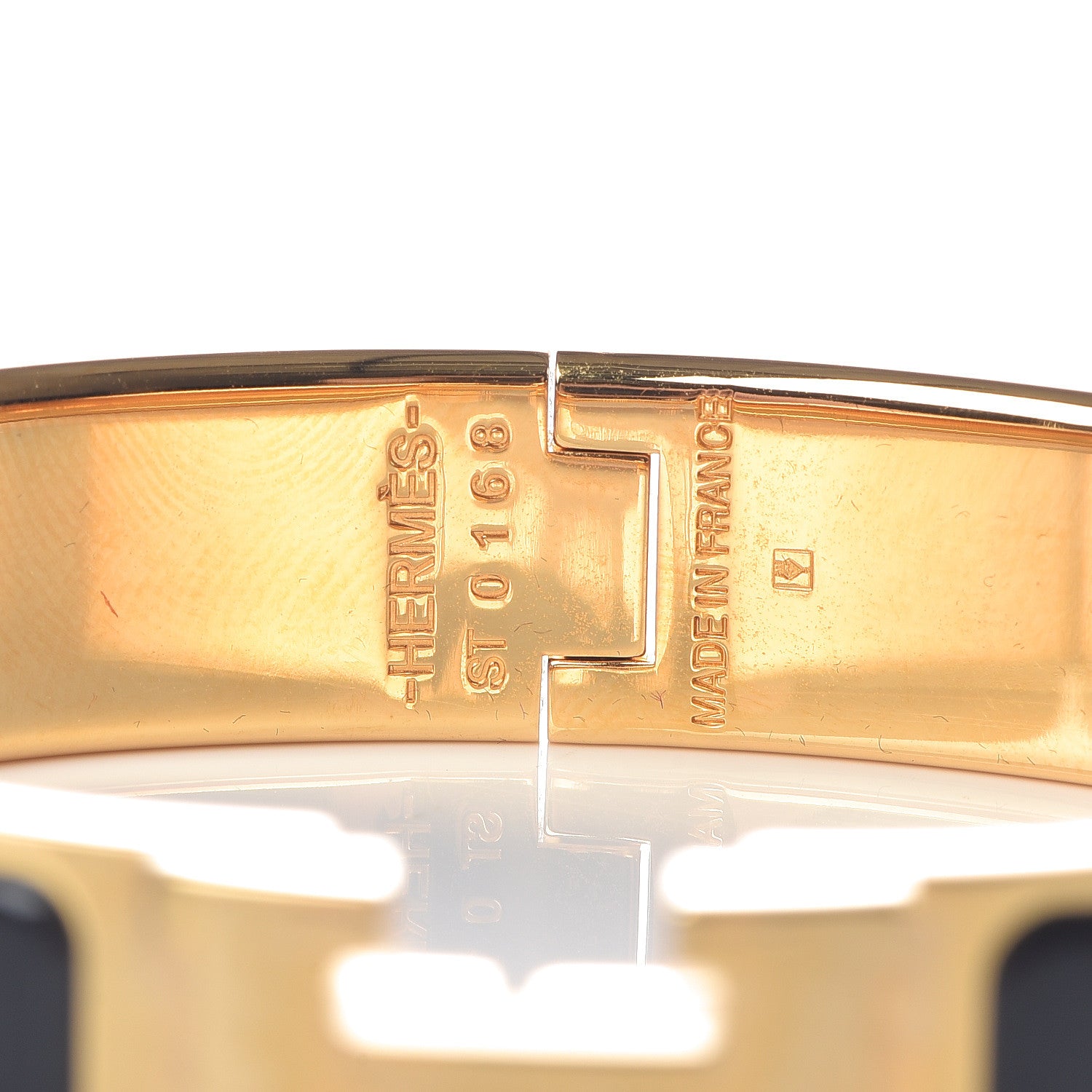Hermes Enamel Narrow Clic Clac H Bracelet PM Black 4 of 7