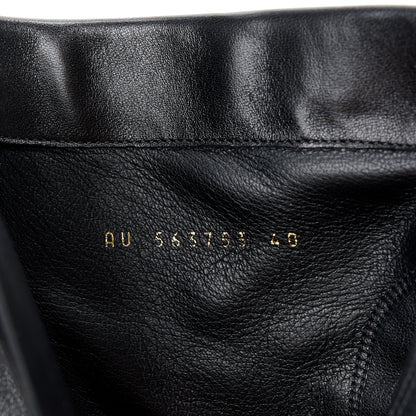 Saint Laurent Calfskin Opyum Ankle Boots 40 Black 7 of 9