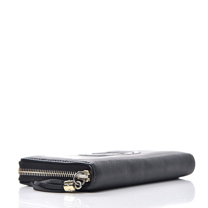 Gucci Calfskin Soho Zip Around Wallet Black 4 of 10
